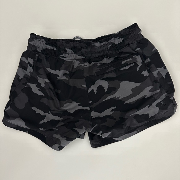 Black Camo Women Shorts - Picture 2 of 6